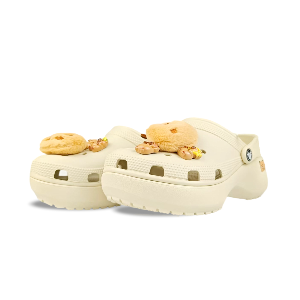 Crocs Классические платформенные клоги BNK для женщин Капибара, цвет Capybara — фото 3