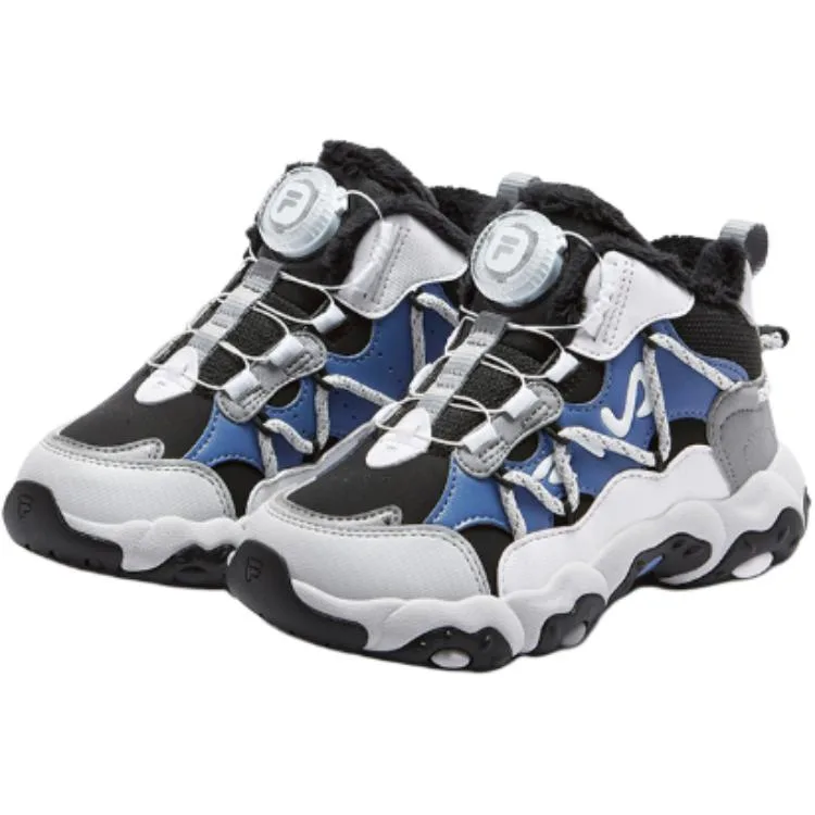 Детские хлопковые тапочки Fluid FILA KIDS, Black/Space Silver-FBS — фото 4