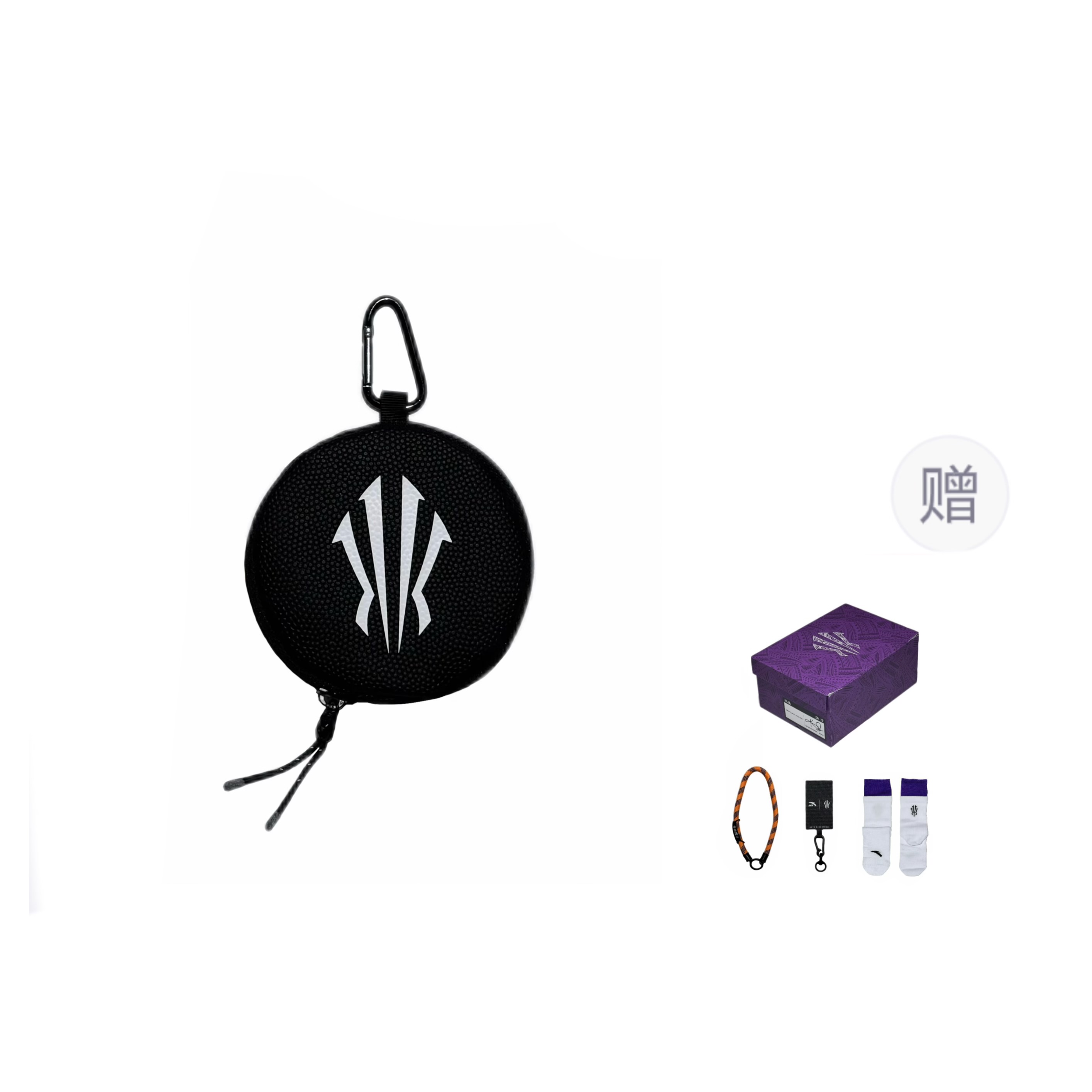 

ANTA Кошелек Irving Series из искусственной кожи с монетницей унисекс purple