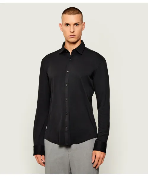

Рубашка Hermo Slim fit Hugo, черный