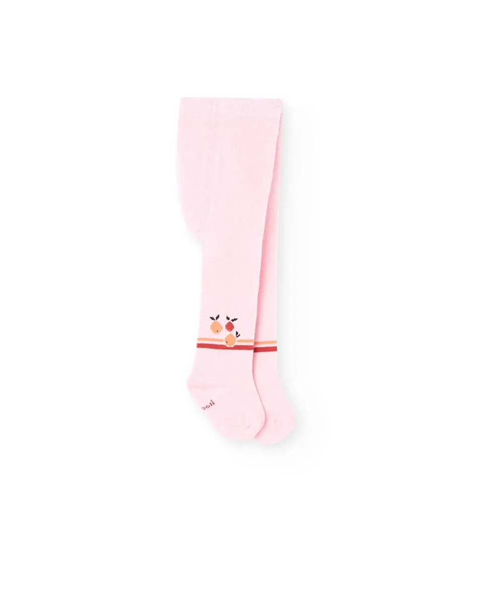 

Детский боди с эластичным поясом и принтом Boboli, розовый