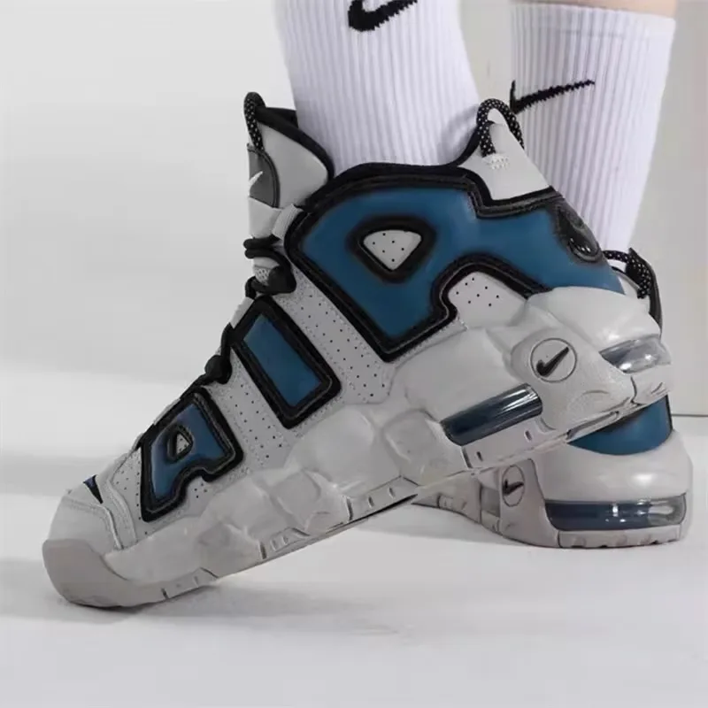 Nike Кроссовки Air More Uptempo Industrial Blue GS — фото 4