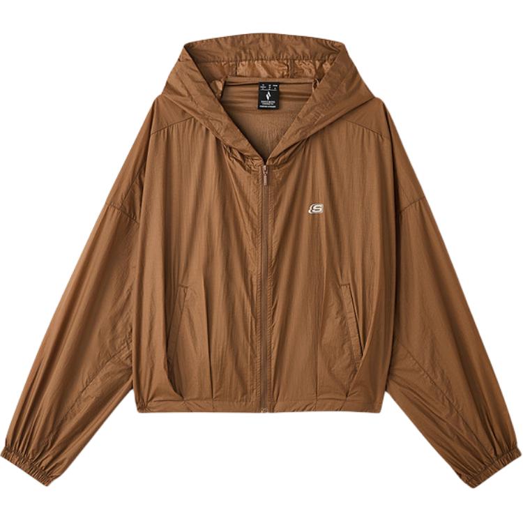 

Skechers Куртка женская Feather Chestnut/04PB с капюшоном Moderate Others