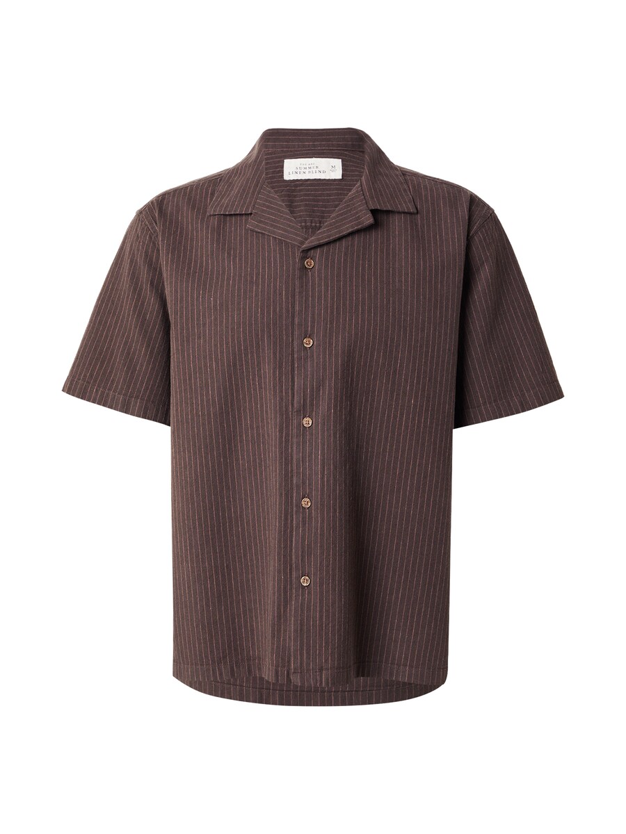 

Рубашка обычного кроя на пуговицах Abercrombie & Fitch, цвет Brown/Chocolate