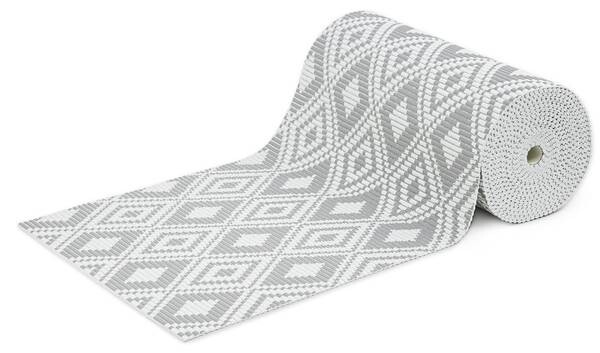 

Коврик для ванной KARAT Reef Rhombus, 1x200 см, светло-серый