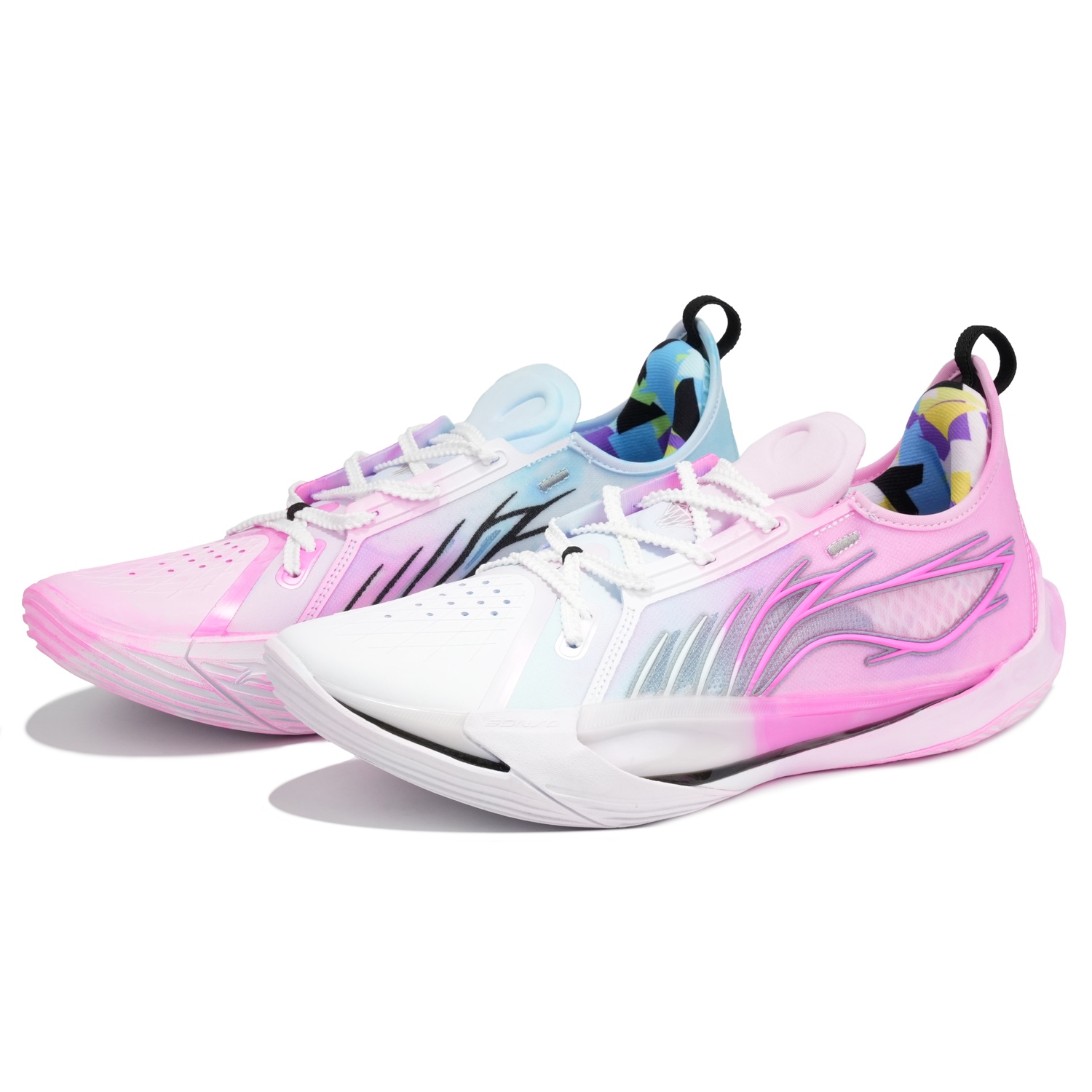 

Sonic 13 нескользящие баскетбольные кроссовки с амортизацией и поддержкой мужские low top LINING, розовый