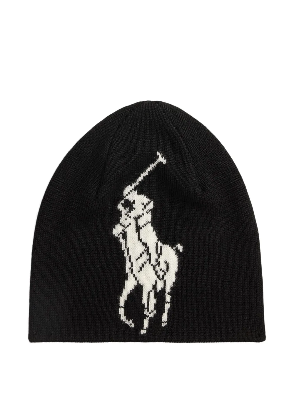 

Шерстяная шапка-бини POLO RALPH LAUREN, черный