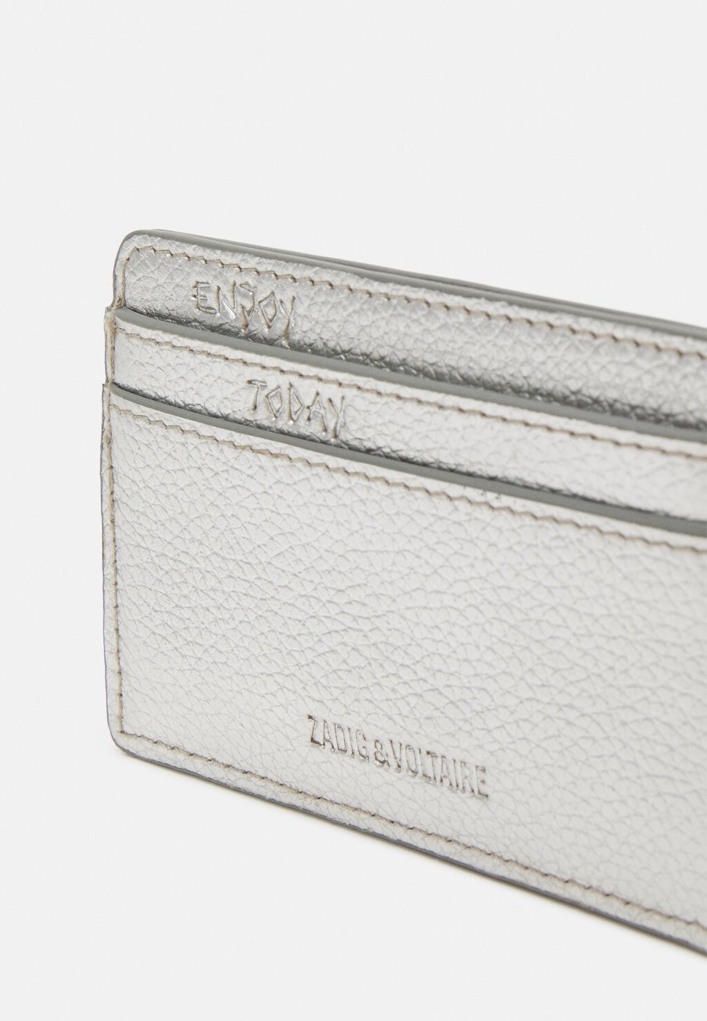 

Кошелек PASS Zadig & Voltaire, серебристый