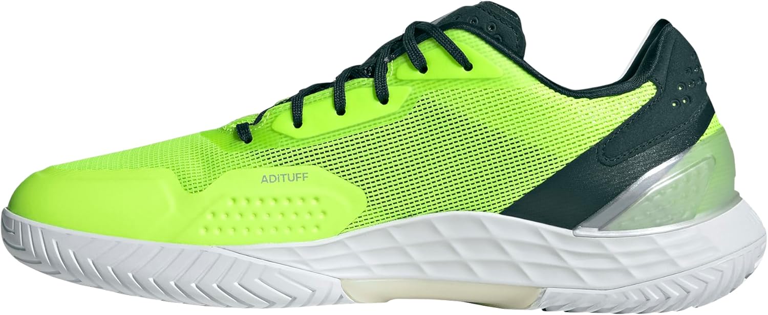 Мужские кроссовки Adidas Defiant Speed 2, Lucid Lemon/Silver Metallic/Aurora Ivy — фото 3
