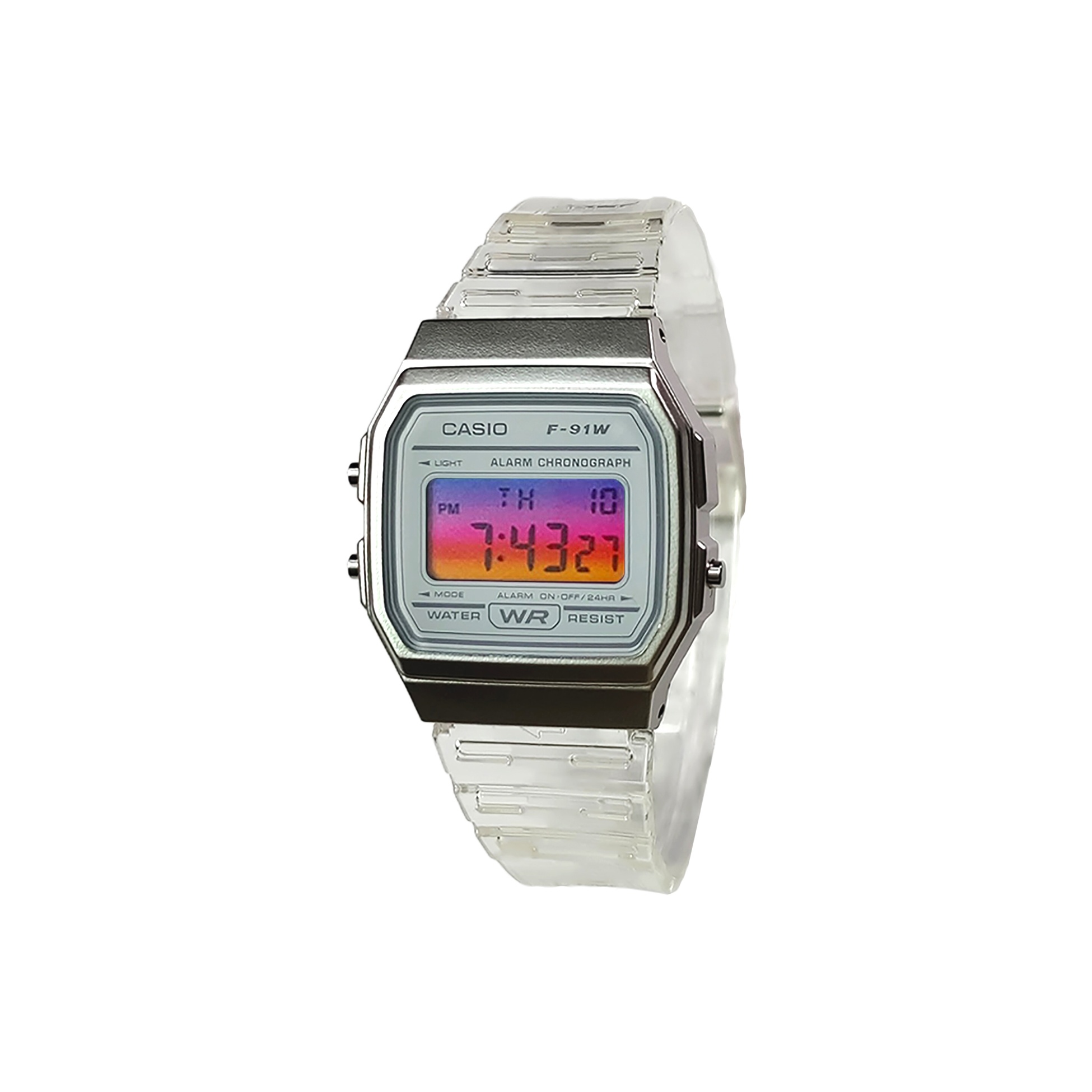 

CASIO Часы Quartz Movement Resin Strap Watch Unisex White Dial