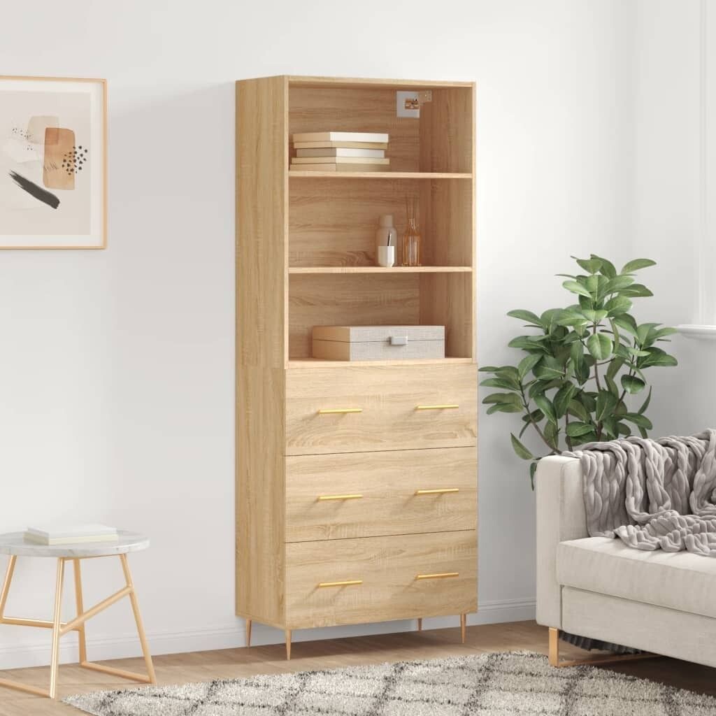 

Высокая доска дуб Сонома 69,5x34x180 см материал дерева DKD HOME DECOR