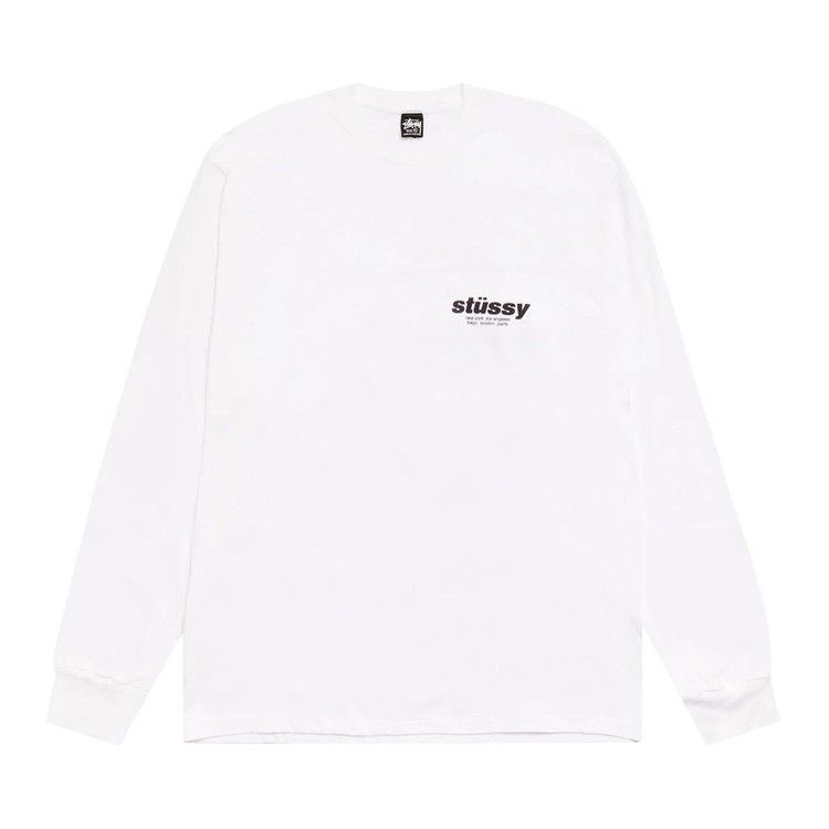 

Футболка Stussy Rollers Long-Sleeve Tee 'White'