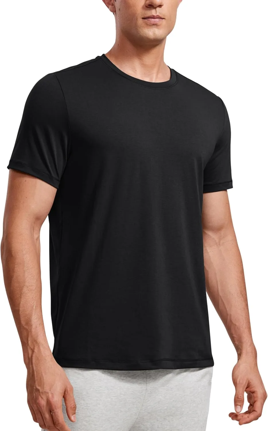 

CRZ YOGA Мужская футболка с коротким рукавом Quick Dry Classic Fit