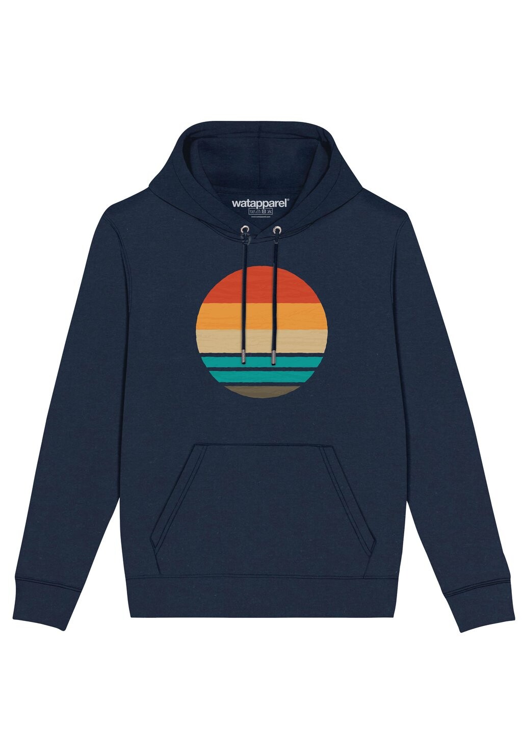 

Толстовка RETRO SUNSET OCEAN Watapparel, цвет french navy