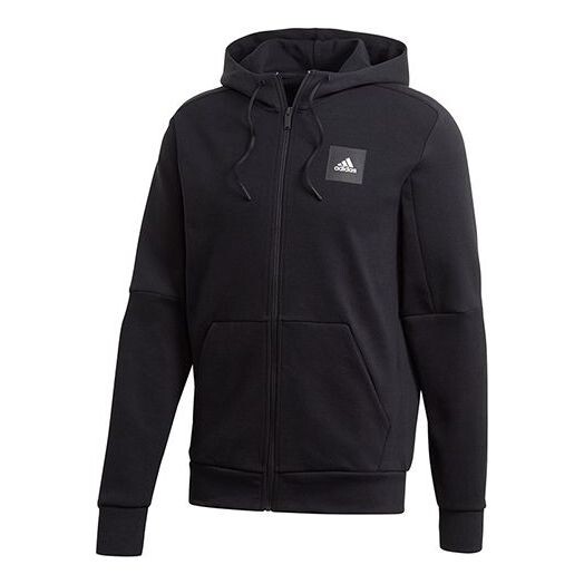 

Куртка adidas Mhs Fz Sta Sports Hooded Knitted Jacket Men's Black, черный