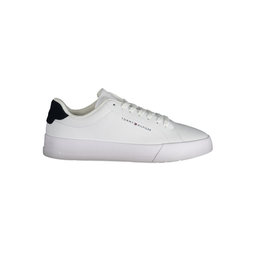 

Белые полиэтиленовые мужские кроссовки Tommy Hilfiger