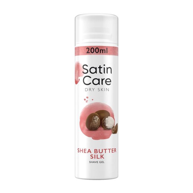 

Satin Care Шелковый гель для бритья с маслом ши Gillette, 200 мл