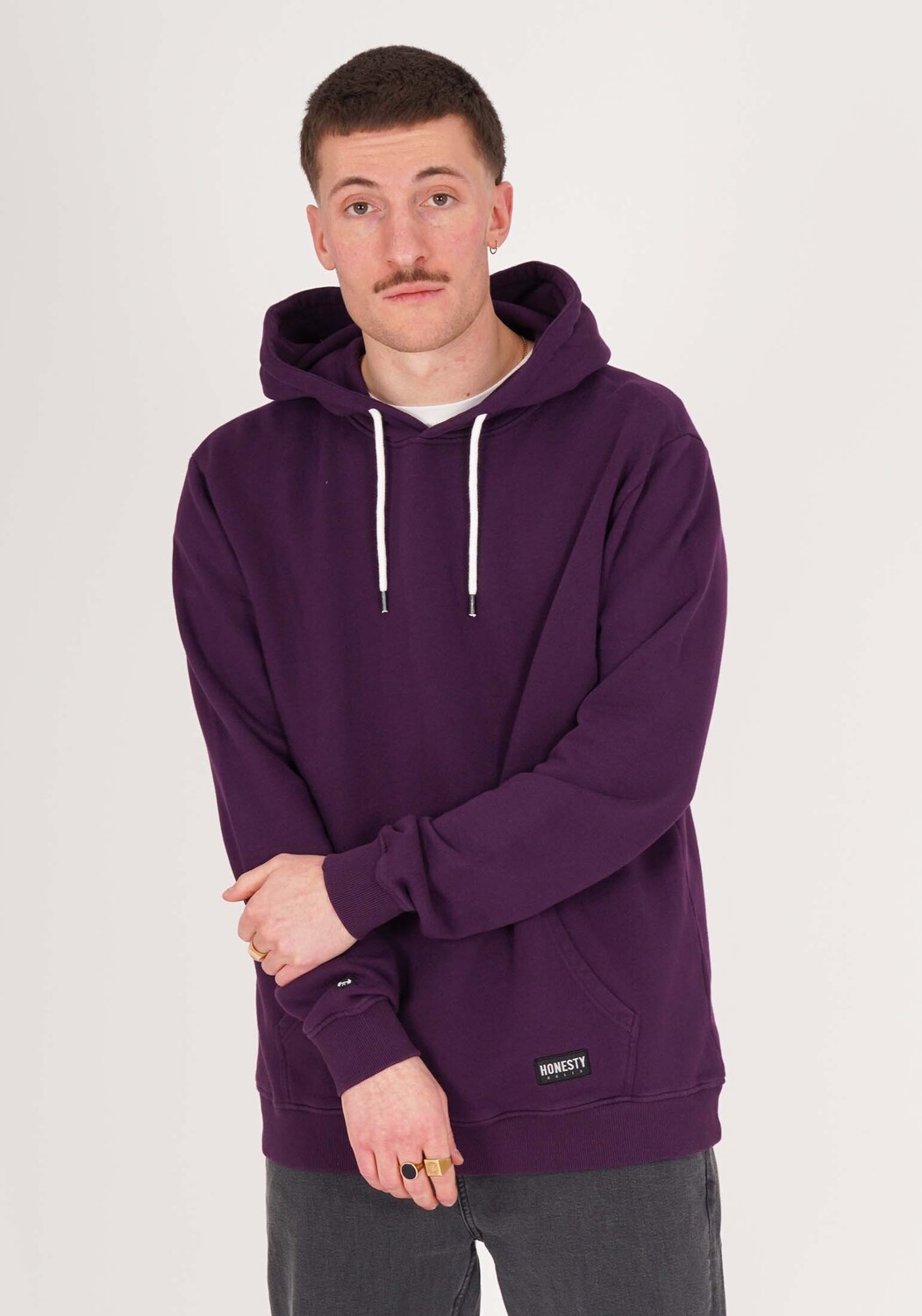 

Толстовка HONESTY RULES Kapuzenpullover Basic, цвет dark-purple