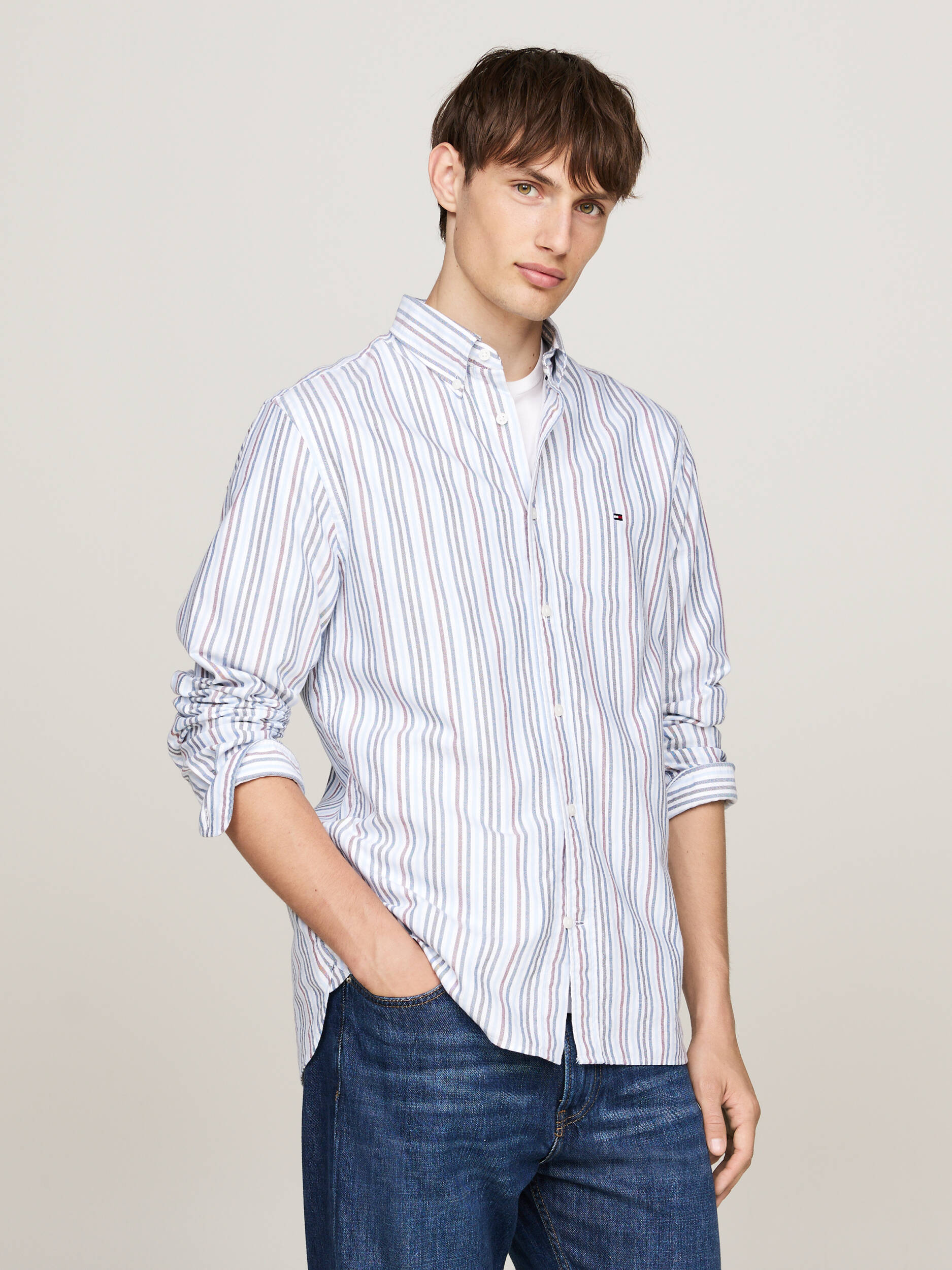 

Рубашка Tommy Hilfiger Regular Fit, небесно-голубой