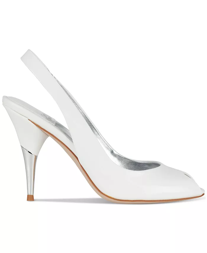 Туфли Charis с открытым мысом и ремешком на щиколотке Jeffrey Campbell, белый — фото 2