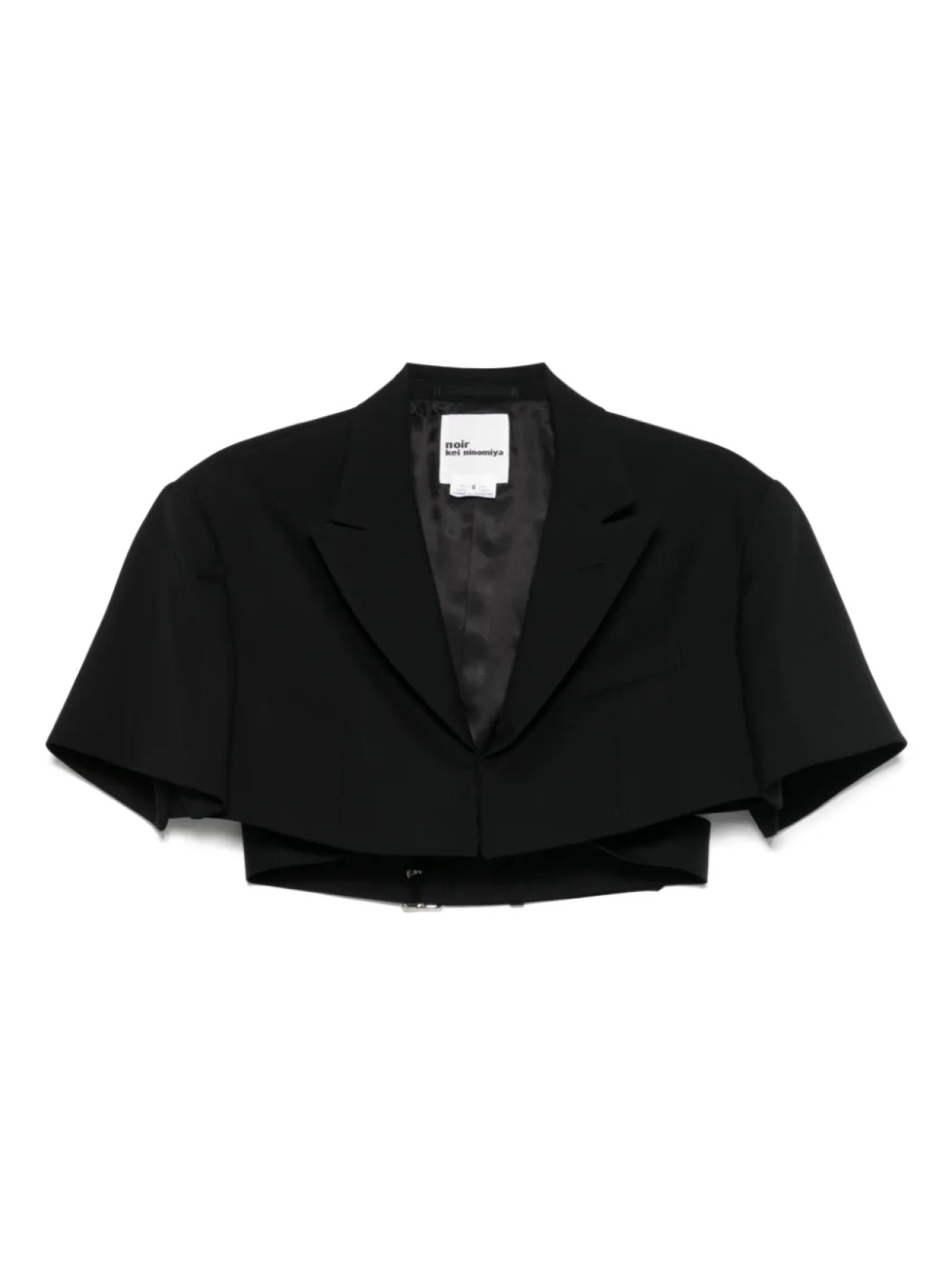 

Укороченный блейзер Noir Kei Ninomiya, черный