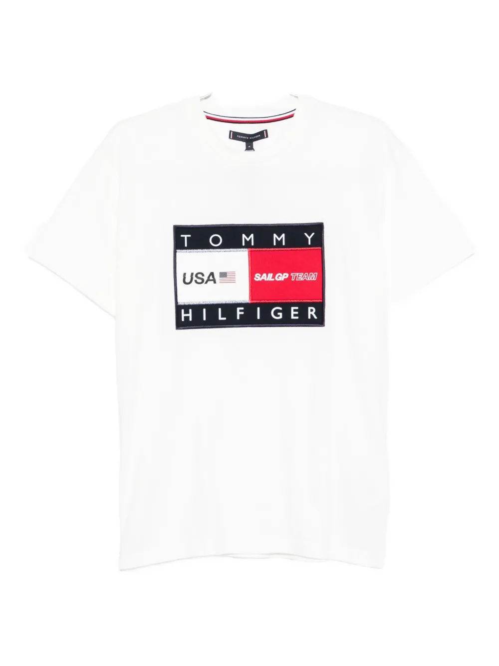 

Хлопковая футболка Tommy Hilfiger, белый