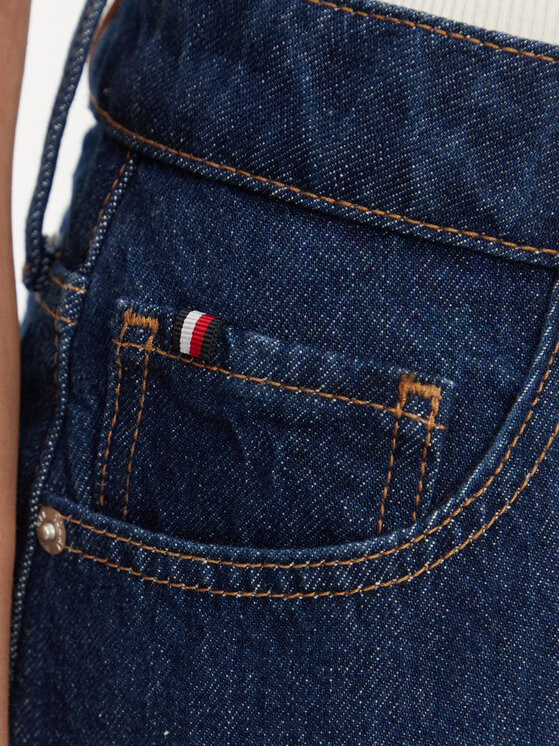 Джинсовая юбка обычного кроя WW0WW44390 Tommy Hilfiger, синий — фото 4