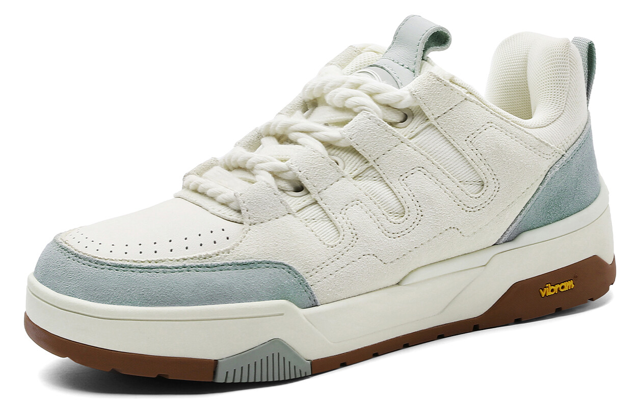 Кроссовки Dickies Skateboarding Shoes Men Low-top White/Gray, белый/серый — фото 2