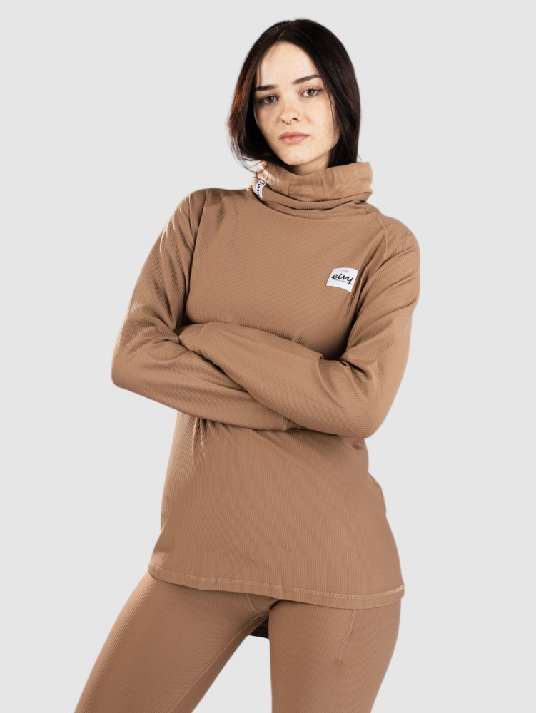 

Функциональная рубашка Eivy Icecold Gaiter Rib Top Funktionsshirt, faded coffee, Коричневый, Функциональная рубашка Eivy Icecold Gaiter Rib Top Funktionsshirt, faded coffee