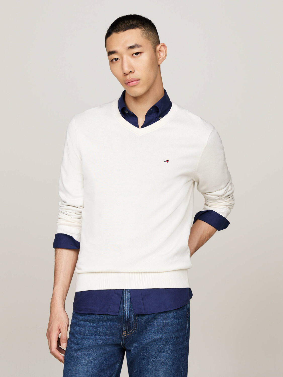 

Свитер Tommy Hilfiger Regular Fit, белый