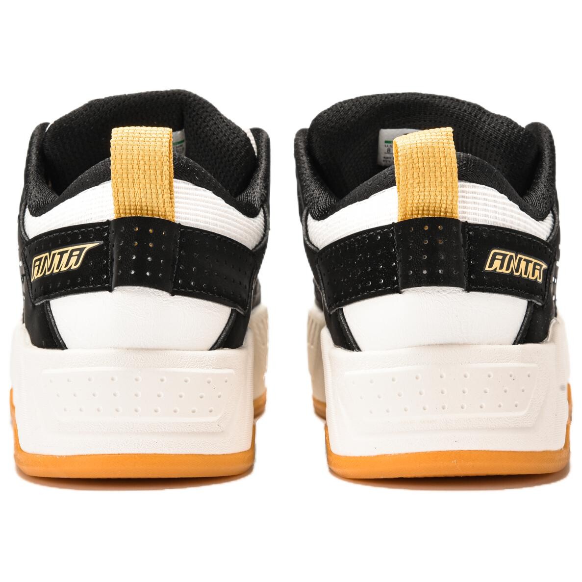Кроссовки ANTA Life Collection Skateboarding Shoes Men Low-top Base Black/ivory, слоновая кость — фото 4