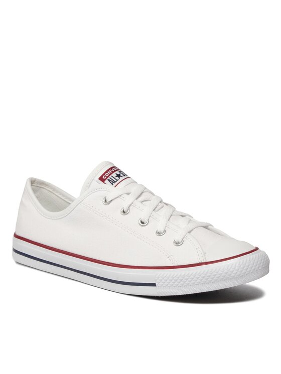 Тканевые кроссовки Chuck Taylor All Star Dainty Ox 564981C Converse, белый — фото 2