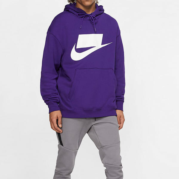 Толстовка Nike Sportswear Sport Pack french terry Pullover Purple, фиолетовый — фото 3