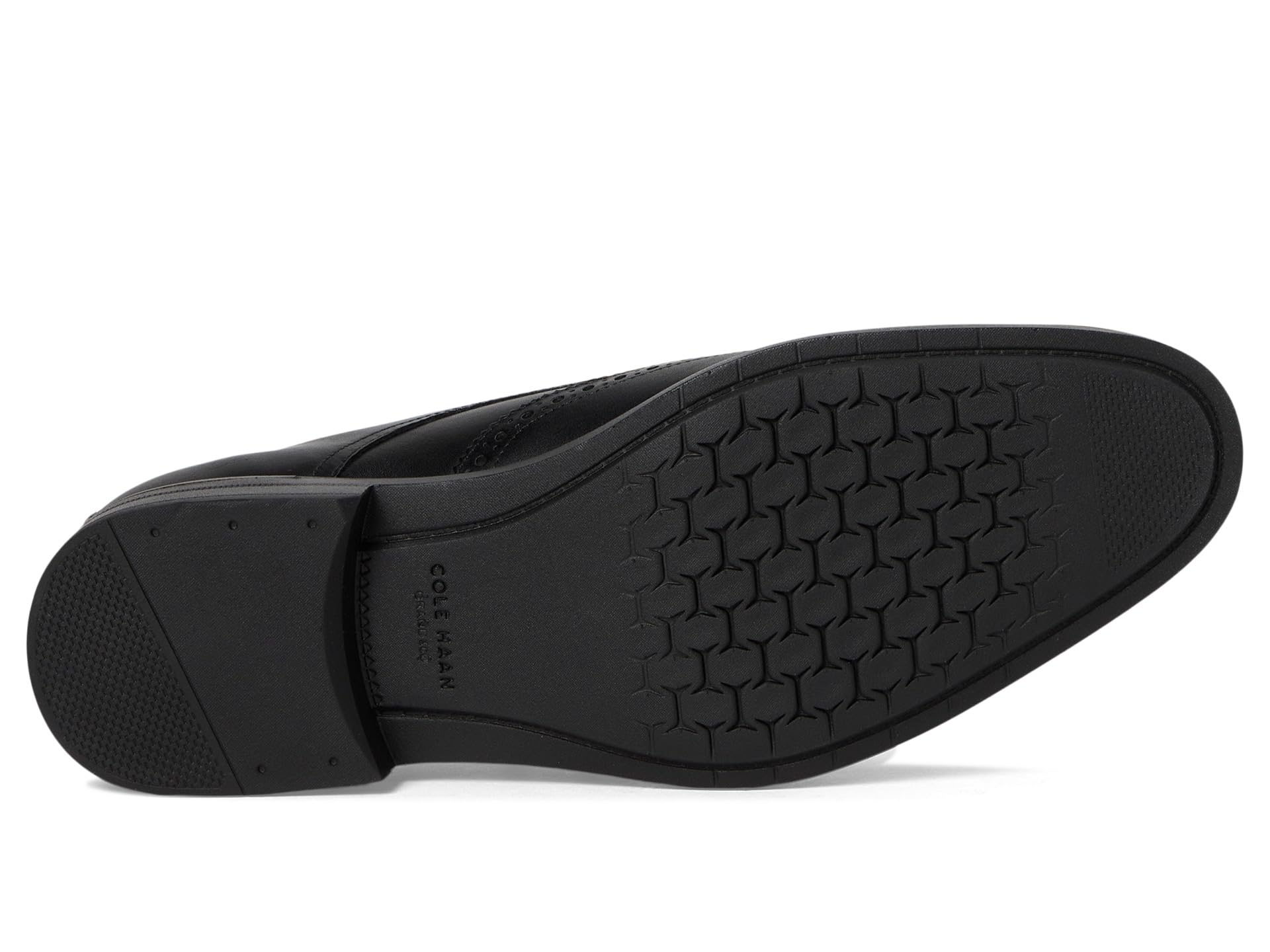 Оксфорды Cole Haan Harmon Grand Wingtip Oxfords, цвет Black Waterproof/Black/Black — фото 3