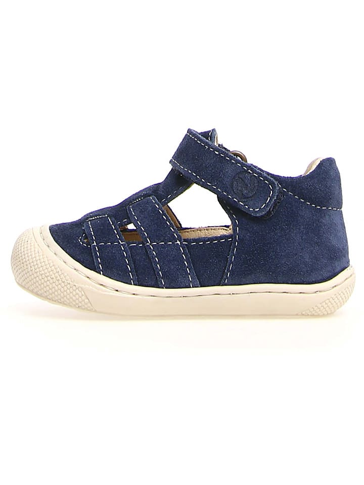 

Naturino Кожаные полусандалии "Беде" темно-синего цвета