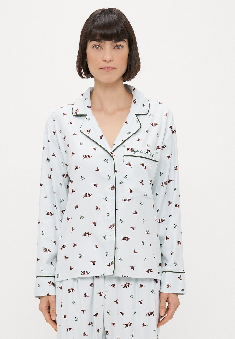 

Пижамный топ Abercrombie & Fitch LONG SLEEVE SHIRT , White