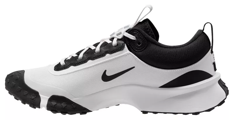 Мужские бейсбольные кроссовки Nike Air Diamond Varsity Turf, белый/черный/белый — фото 2