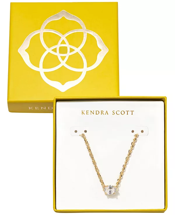 

Ожерелье с подвеской Cailin из кубического циркония Kendra Scott, gold
