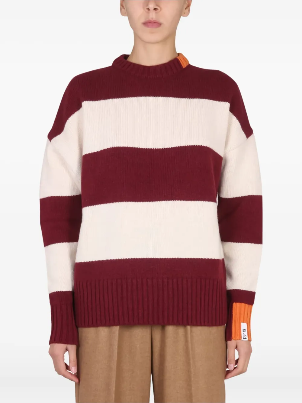 

Полосатый джемпер RIGHT FOR, красный