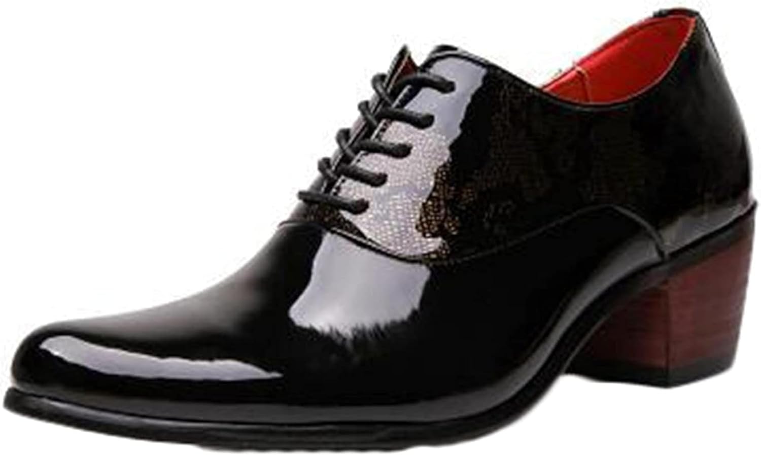 

Мужские оксфорды повседневные формальные для танцев весна и осень с шнуровкой 7 5 Generic, черный