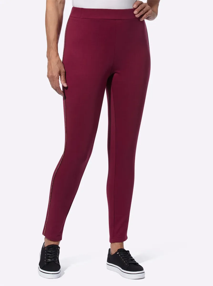 

Утепленные брюки Classic Basics, бордовый