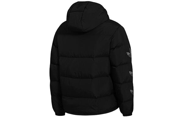 Пуховик adidas originals Stay Warm Athleisure Casual Sports Down Jacket Black, черный — фото 2