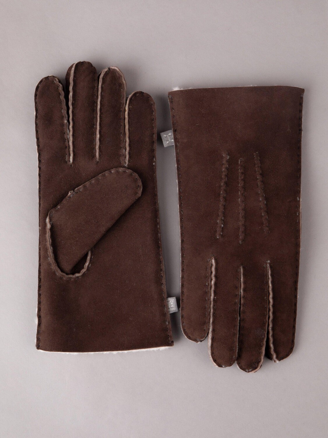 

Перчатки из овчины Lakeland Leather, коричневый