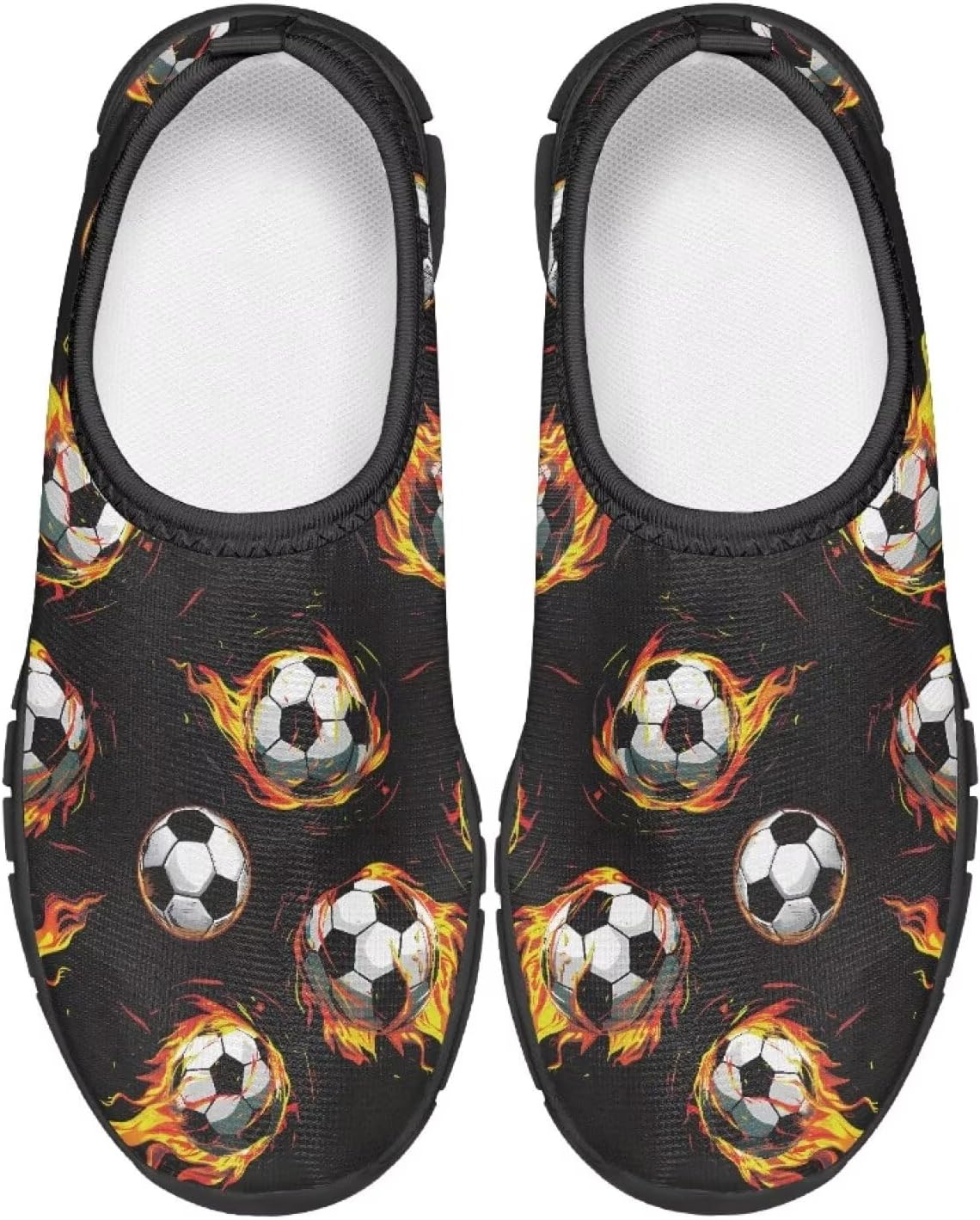 

Детская обувь: повседневные туфли, спортивные кроссовки для девочек Cugasmaru, Soccer Ball Flames