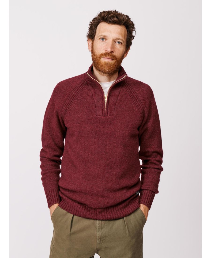 

Мужской свитер Pelham с застежкой-молнией на воротнике Aubin, Port