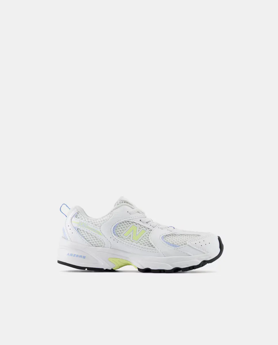 

New Balance 530 BUNGEE детская повседневная обувь, цвет Blanco hielo