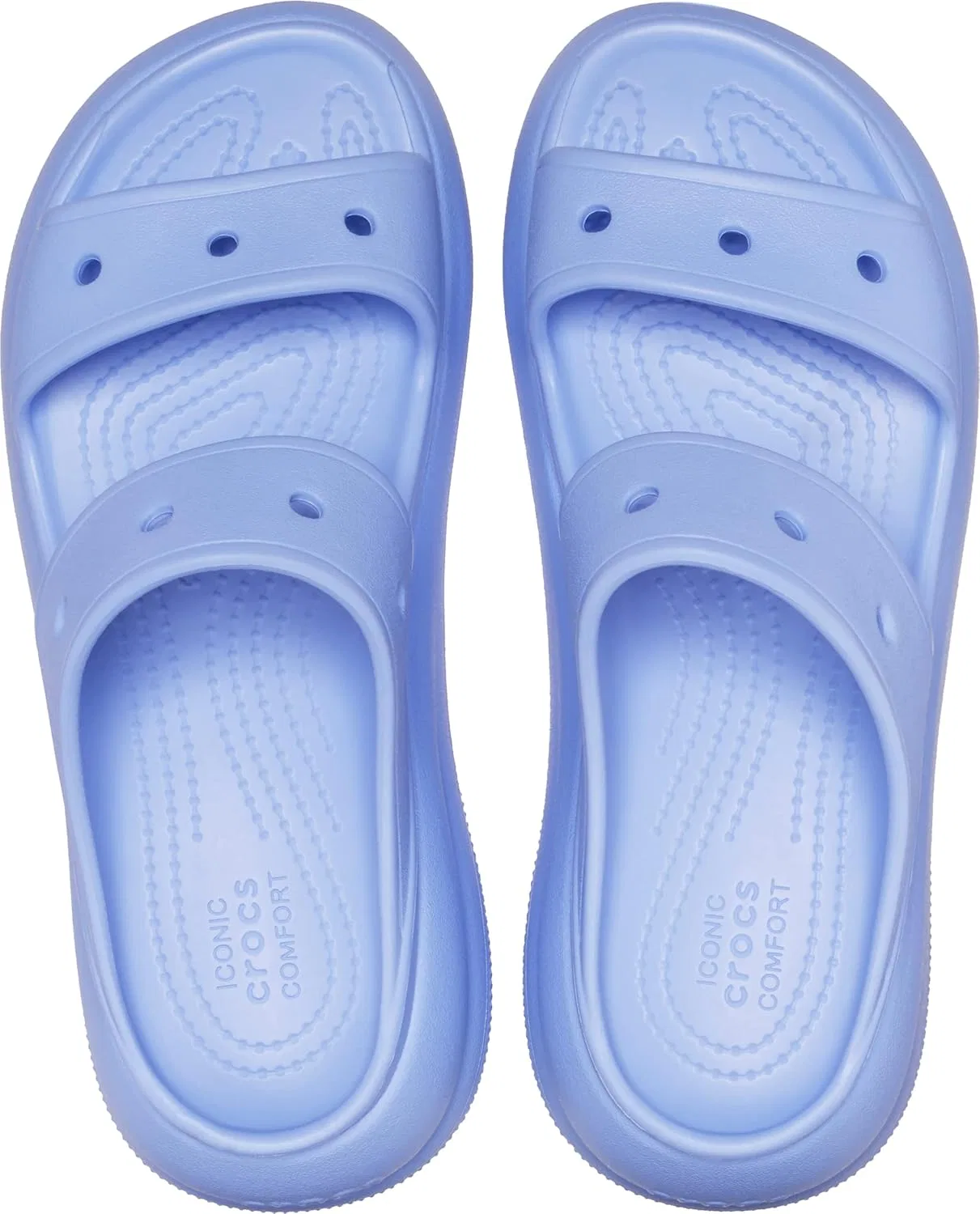 Сандалии Crocs Classic Crush 207670, унисекс, Moon Jelly — фото 4