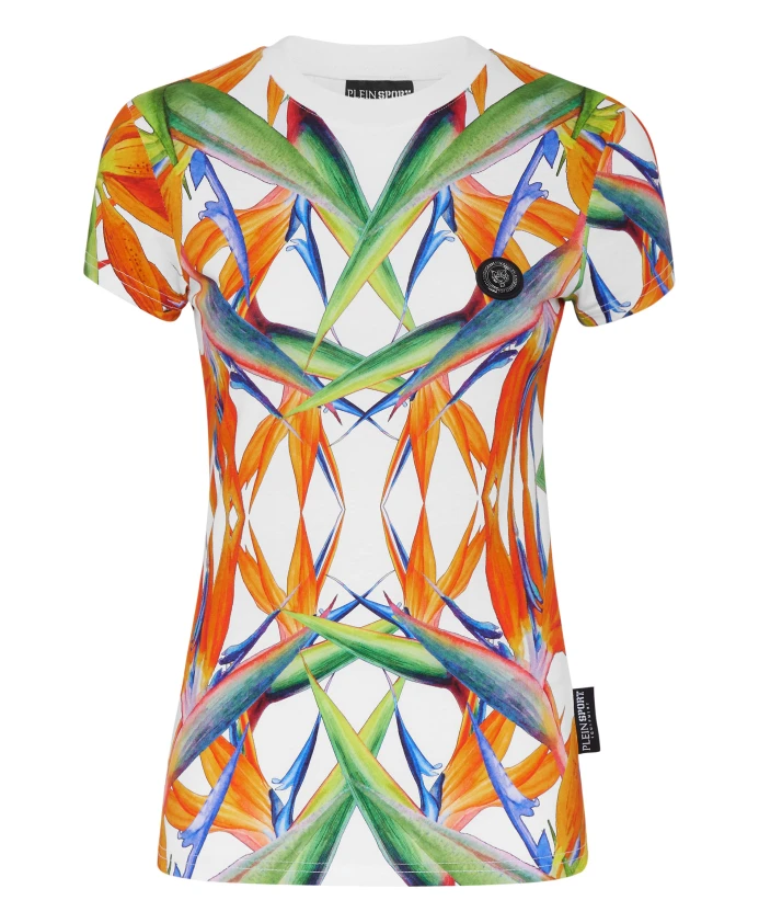 

Футболка с круглым вырезом Plein Sport, мультиколор