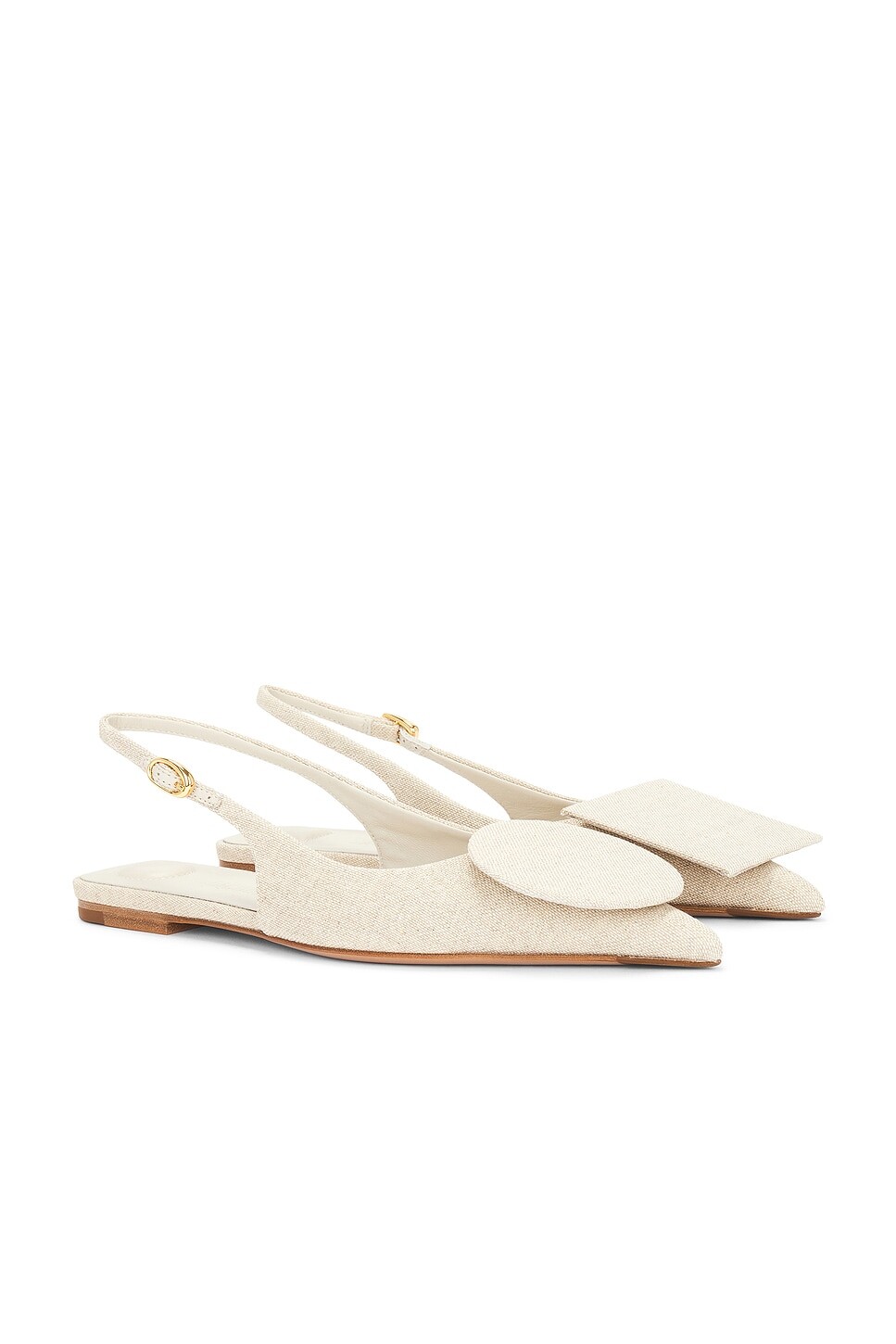 

Балетки Les Slingbacks Duelo P Jacquemus, цвет Light Greige