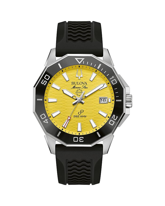 

Часы Bulova Marine Star, 43 мм, желтый